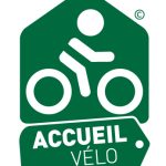 logotipo de bicicleta de casa