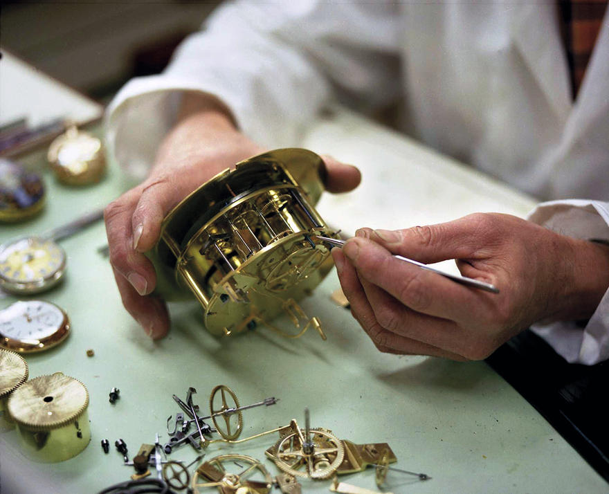 Watchmaking museum workshop