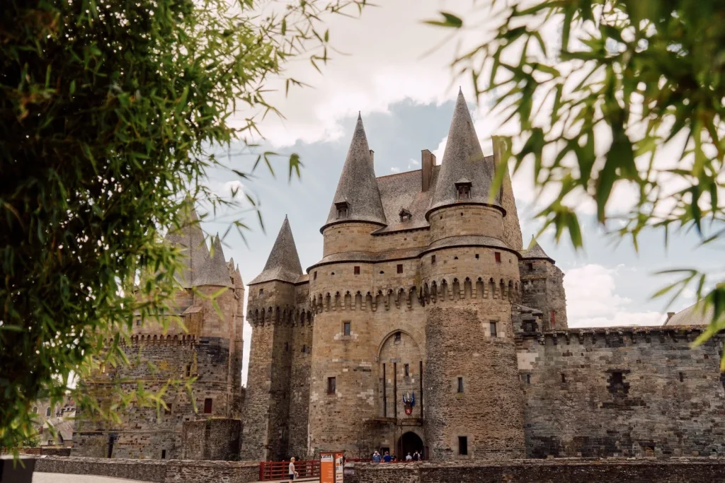 Vista del castillo de Vitré